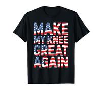 Make My Knee Great Again Humor patriótico USA Camiseta