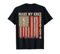 Make My Knee Great Again - Knee Surgery Replacement Recovery Camiseta gráfica económica, Hombre, Negro, XL