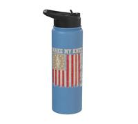 Make My Knee Great Again - Knee Surgery Replacement Recovery Stainless Steel Insulated Water Bottle