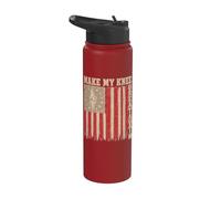 Make My Knee Great Again - Knee Surgery Replacement Recovery Stainless Steel Insulated Water Bottle