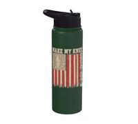 Make My Knee Great Again - Knee Surgery Replacement Recovery Stainless Steel Insulated Water Bottle