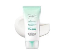 Make prem UV Defence Me Crema solar sin sebo SPF 50+ P Reef Safe Korean Silky Texture Protector solar con acabado mate y sin poros, protección UVA/UVB 50 ml, 1.69 onzas líquidas
