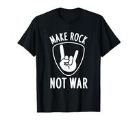Make Rock Not War acoustic Musician Camiseta