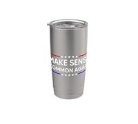 Make Sense Common Again Vaso térmico de acero inoxidable de doble pared