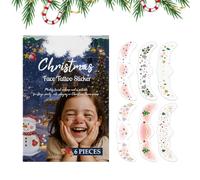 Make -Up Freckles Patches - Pegatina De Cara, Falsas, Navidad Cosmética | 6 Piezas De Pegatinas De Belleza Fácil De Aplicar, Decoración Creativa Para Festivales De Danza Para Niños Adolescentes