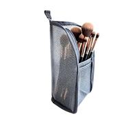 Make-up- & Kulturbeutel Für Damen - Wasserfeste Toilettentasche Mit Standfunktion | Portabler Kosmetik-Organisator Mit Netzfächern Für Bad Fitness Reise | Kompakte Aufbewahrungstasche, 50g