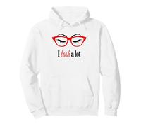 Make up Lash Eyelash Eyelashes Lover Sun Glasses Red t-Shirt Sudadera con Capucha