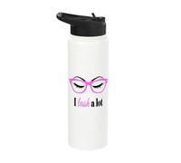 Make up Lash Eyelash Eyelashes Lover Sun Glasses t-shirt Stainless Steel Insulated Water Bottle