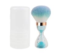 Make-up-Pinsel - Reise-Make-up-Pinsel für Flüssig-Grundierung und Puder, Tragbare Puders Rouge Pinsels, Abgewinkelter Reise Grundierungspinsel für Frauen