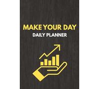 Make Your Day Productivity Planner: Planning Pad, Desktop To Do List, College Supplies - 6 x 9” - 365 Undated Sheets