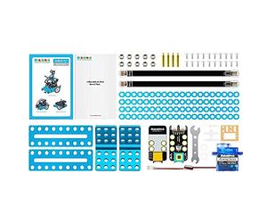 Makeblock mBot Paquete de Complementos, Servo Pack, Robot 3-en-1 Paquete Adicional, 3 Gatos 3 Formas, Gato Que Baila, Gato Que Sacude la Cabeza, Gato Que Emite Luz