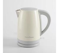 MakeCuisine Hervidor Vintage Loft, Inspire Collection - Botón Inicio,Luz Led - Cap. 1.7L - Indicador Nivel - Botón Apertura - Control Temp. - Paro Automático - Acero Inox. - Col. Soft Cream - 2200W