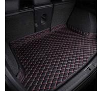MaKeMoney Coche Alfombrillas Maletero para Toyota Camry Hybrid 2018-2021, Cuero Maletero Alfombra Impermeable Antideslizante Protectora Accesorios,B/Black-RedBeige