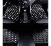 MaKeMoney Coche Alfombrillas para Cadillac Escalade 2017-2024+ (LHD), Cuero Antideslizantes Moqueta Interiores Protección Accesorios, B/Black Beige