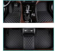 MaKeMoney Coche Alfombrillas para Citroen DS5 2013-2019 (LHD), Cuero All Weather Cars Mats Antideslizante Alfombras Interiores Accesorios,A/Black