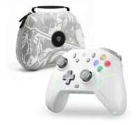 Makenike G6V2 Mando, 2 motores de bobina móvil HD, joystick TMR con par ajustable, 2 gatillos TMR, botones ABXY fácilmente intercambiables, 4 botones programables, 1000 Hz, 1200 mAh (Blanco)