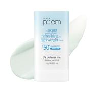 MAKEP: REM Make P: Rem Uv Defense Me Watery Sun Pencil, SPF 50+, hidratante y refrescante, ligero, no graso, protector solar coreano, 18 g
