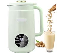 Maker de Leche de Tuerca Verde, 1,2L Fabricante de Leche automática de SOYA con una Cuchilla de Acero Fina de 10 Hojas, un Temporizador de 12 h y 9 Funciones, Fabricante de Leche de almendras,