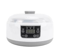Maker de Yogurt Eléctrico Máquina 1.2L Casador de Yogurt Natto Natto Incubadora de Yogurt para el Hogar con Frascos Fabricante de Yogurt Pequeño de Acero Inoxidable (Enchufe de