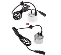 Maker Fogger - Fuente de agua para estanque, máquina de niebla, atomizador, humidificador de aire con luz LED roja para oficina, hogar, acuario