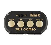 Maker hart Just Combo Podcast Mini Mezclador de Audio Mezclador de Sonido, 3 canales estéreo Bluetooth micrófono con entrada de micrófono, 2 salidas y salida de audio USB, fácil para videoconferencias