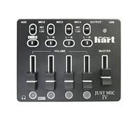 Maker hart Just Mic 4 Mini mezclador de micrófono de 4 canales/fuente de alimentación fantasma portátil/interfaz de audio