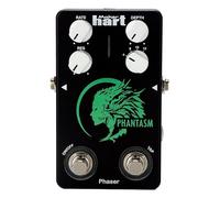Maker hart PHANTASM/PHASER - Pedal de faser con TAP TEMPO - Phase dinámico de 12 etapas, ajuste de velocidad en tiempo real DSP de alto rendimiento 4 perillas para pedal de efecto de guitarra de tono