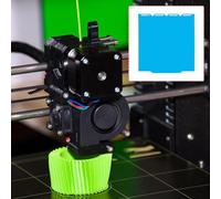 Maker U1 Impresora 3D Base de Acero con Resorte Resistente Calor Deformación mínima Liberación rápida para Modelos complejos Cama de impresión Compatible