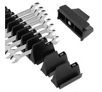 Makerfire Organizador de llaves de 40 piezas, organizador magnético de llaves, organizador de llaves para caja de herramientas, organización y almacenamiento, juego de estante modular con etiquetas