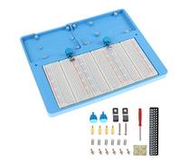 Makeronics 7 en 1 Soporte RAB Azul y 400 puntos sin soldadura | Placa base con pies de goma para Raspberry Pi 4 Modelo B |3B+/B|2B+/B|Zero |Zero W y Arduino Mega 2560 | Uno R3