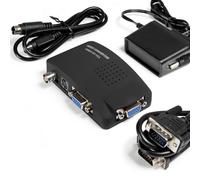 MakeTheOne Convertidor - Convertidor de BNC-Video, S-Video o Entrada VGA a Salida VGA