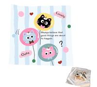 Makeup Bag Cloth | Adhesive Lens Protective Cloth | Folding Cosmetic Pouch Wrap, Multi-Purpose Makeup Storage Cloth Lay Flat for Beauty Makeup, Travel Organizer for Cosmetics