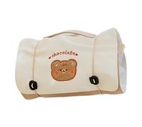Makeup Bag, Hangable Cosmetic Travel Organizer, Versatile 4 in 1 Roll Up Detachable Foldable Toiletry Bags, Compact Design with Handle Portable Ideal for Women and Travel Use
