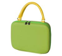 Makeup Bag Organizer, Small Cosmetic Pouch, 9,45 x 3,15 in Portable Storage Solution, Flexible Compartment Design, Authentic Water-Resistant Material for Family Friends Gym Travel, verde, Se référer