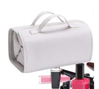 Makeup Bags, Travel Toiletry Pouch, Cosmetic Organizer Case, Impermeable Exterior, Large Storage Compartment, Zipper Closure Design, for Brushes, Lipstick, Concealer, Beauty Essentials, (PU),