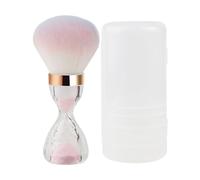 Makeup Blush Brush, Versatile Soft Bristles Face Scrubber, Portable Beauty Tool, Lightweight Cosmetic Brush for Women Girls, Home, Travel, Gift Use, 73g, Blue, Pink