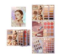 Makeup Book Palette - High Pigment Color Collection for Women Beginners | Paperbound Style Cosmetic Set with Blendable Shades, Compact Travel Friendly Design, Suitable for Everyday Home Commuting