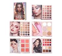 Makeup Book Palette, Portable Cosmetic Eyeshadow Pallet with Mirror, Net Content 60x1.2g+12x4g+6x3g, Compact Design for Daily Routine, Travel,