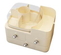 Makeup Box Organizer, Cosmetic Storage Holder, Removable Bin with Drawer, 11.22x7.48x9.06 Inches, Vanity Accessory for Sink, Home, Bathroom, Desk, Space Saving Solution