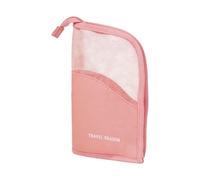 Makeup Brush Bag, Lightweight Standing Makeup Organizer, Travel Toiletry Bag, Beauty Storage Accessory, Compact Design, Suitable For Women Girls Outdoor Home Vanity Hotel Brush Pencil Skin Care Wash