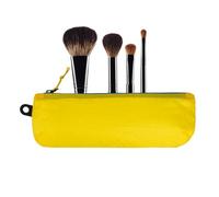 Makeup Brush Case - Zipper Waterproof Travel Makeup Organizer with Multiple Compartments, Keeps Brushes and Accessories Neat, Cosmetic Storage Holder for Women Girls Home School Office Trip