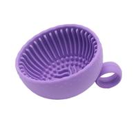 Makeup Brush Cleaner Bowl - Eyeshadow Brush Washing, 2.56x2.56x1.97 inch Beauty Sponge Cleaner Bowl for Professionals Travelers Beauty Lovers Women Home Salon Travel Use