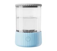 Makeup Brush Cleaner Machine, ABS Cosmetic Tool Washer, 2 in 1 Electric Dryer Spinner, Automatic Cleaning Device, Fast Drying Station, for Brushes, Sponges, Beauty Kits, 5.91x3.54 inches