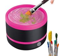 Makeup Brush Cleaner, Spinner Washer Machine, 2.91x3.93 Inches Compact Size Automatic Rechargeable, Beauty Tool for Foundation, Concealer, Eyeshadow and Blush Applicators