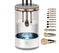 Makeup Brush Cleaner - USB Electric Cosmetic Brushes Cleaning Tool, Quiet Beauty Cleaning Device with Wash System, Quick Dry Function | for Contour, Eyeshadow, Salon, Home Vanity Women, Girls