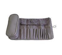 Makeup Brush Holder | Folding Cosmetic Pouch | Makeup Brush Storage Bag - for Vacations Daily Office School Dorm Studio Party Events, Gray, Consulte la descripción, Consulte la descripción