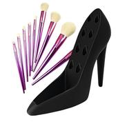 Makeup Brush Holder - High Heel Storage Stand, Cosmetic Organizer with Holding, 3d Printed Stylish Design, Vanity Accessory, Brush Display for Organizing Beauty Tools and Enhancing Dressing Aesthetics