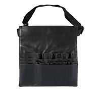 Makeup Brush Holder Waist Bag, PU Cosmetic Brushes Organizer Pouch with Adjustable Strap