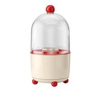 Makeup Brush Holder with Lid - Dustproof Waterproof 360 Rotating