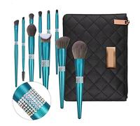 Makeup Brush Set 10pcs Diamond-Encrusted Handle Glitter Cosmetic Tools Makeup Tool